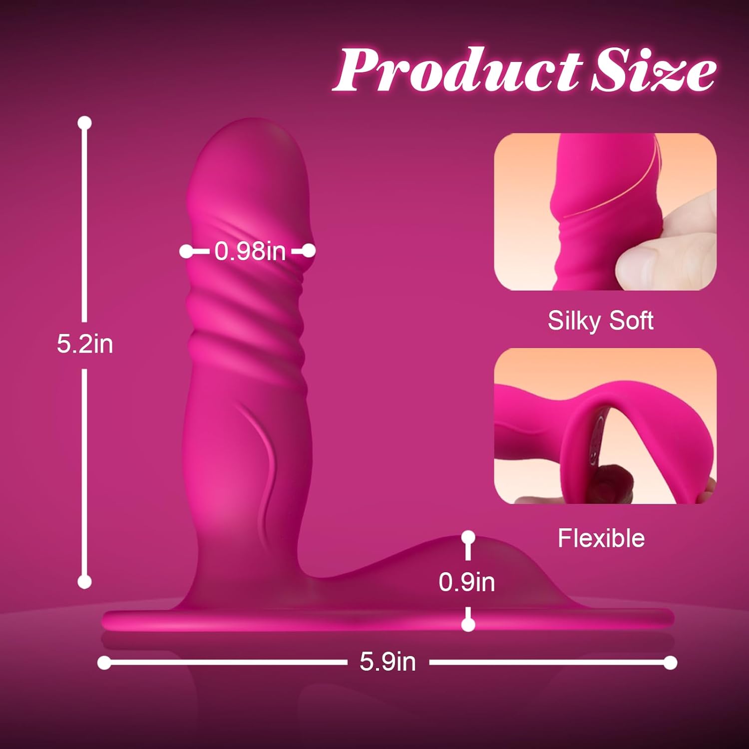 Consolador de Empuje con Doble Estimulación – Monta tu Placer - Image 7