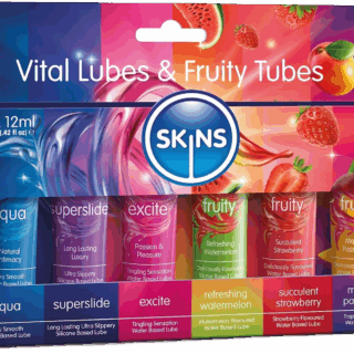 Juego de Lubricantes Skins – 6 Estilos Diferentes para Explorar el Placer
