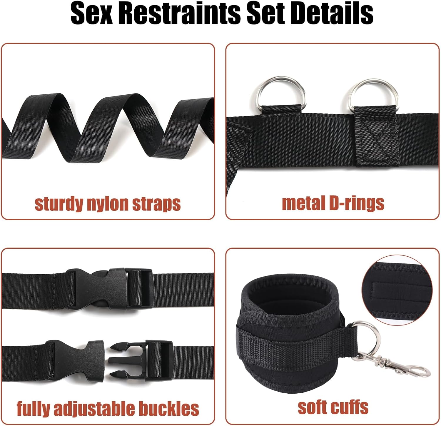 Kit de bondage Bajo Cama – Seguro, Cómodo y Ajustable - Image 7