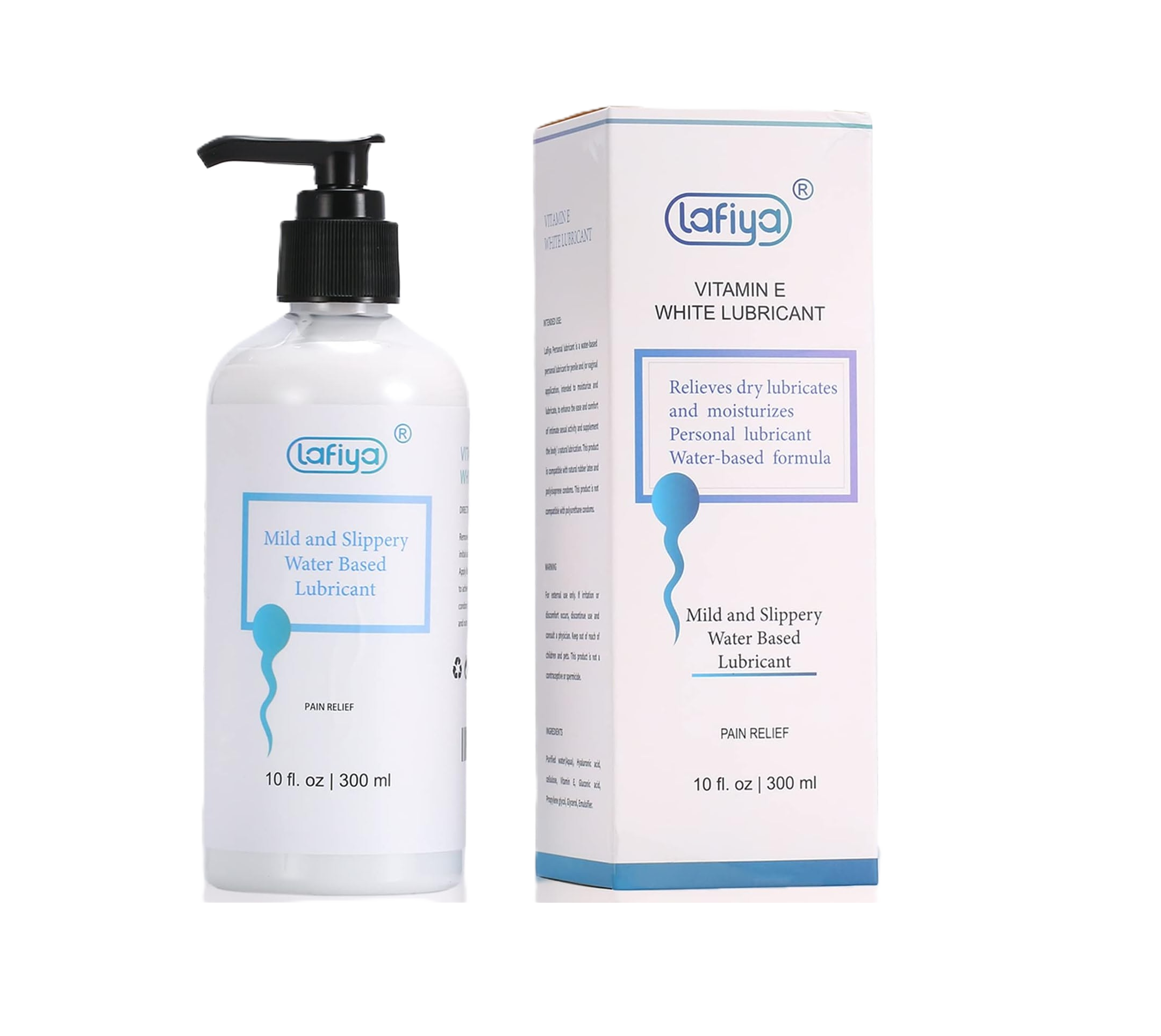 Lubricante Íntimo Blanco LAFIYA con Vitamina E – Fórmula Avanzada y Sensación Realista