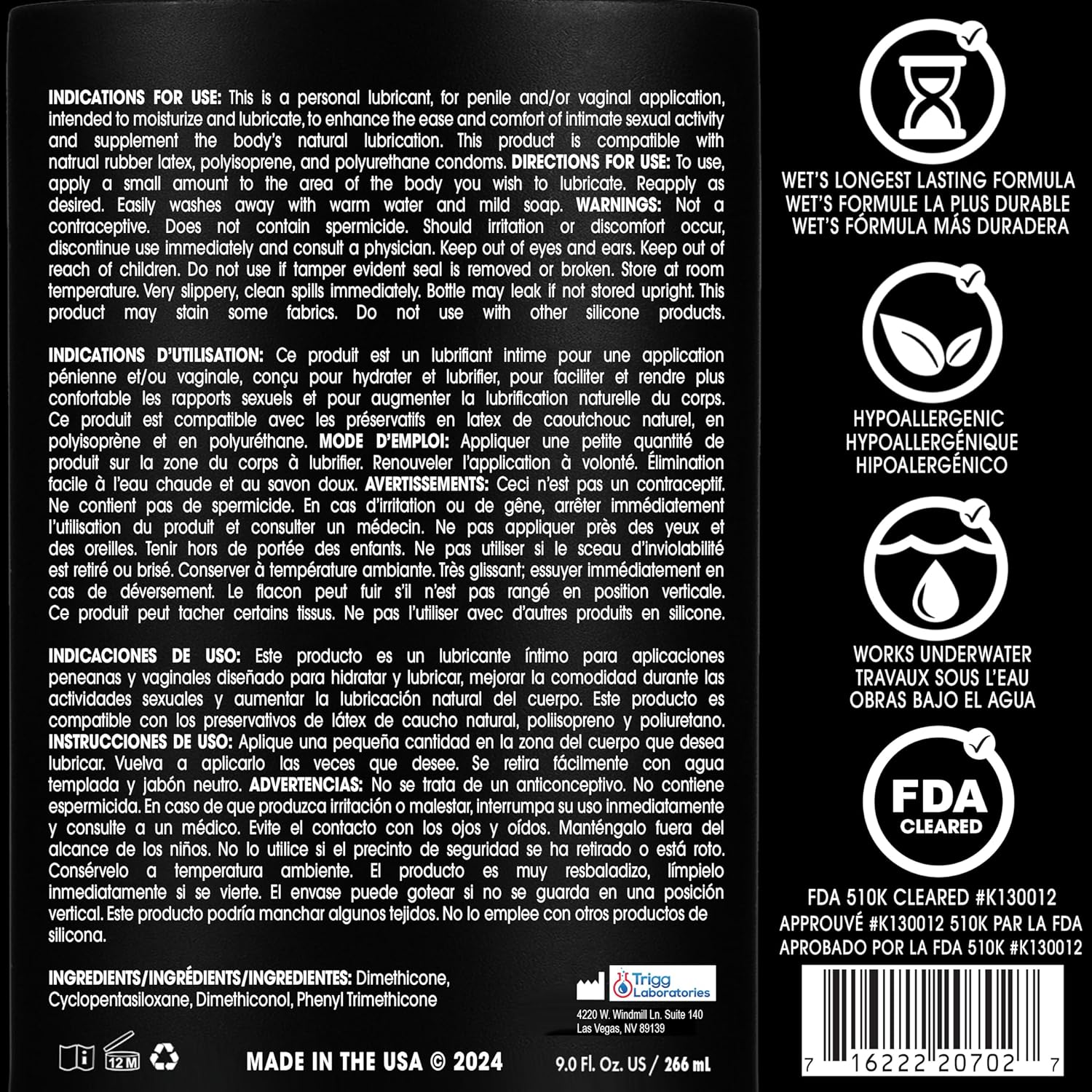 Wet Platinum Lubricante de Silicona – Placer Sedoso y Duradero - Image 6