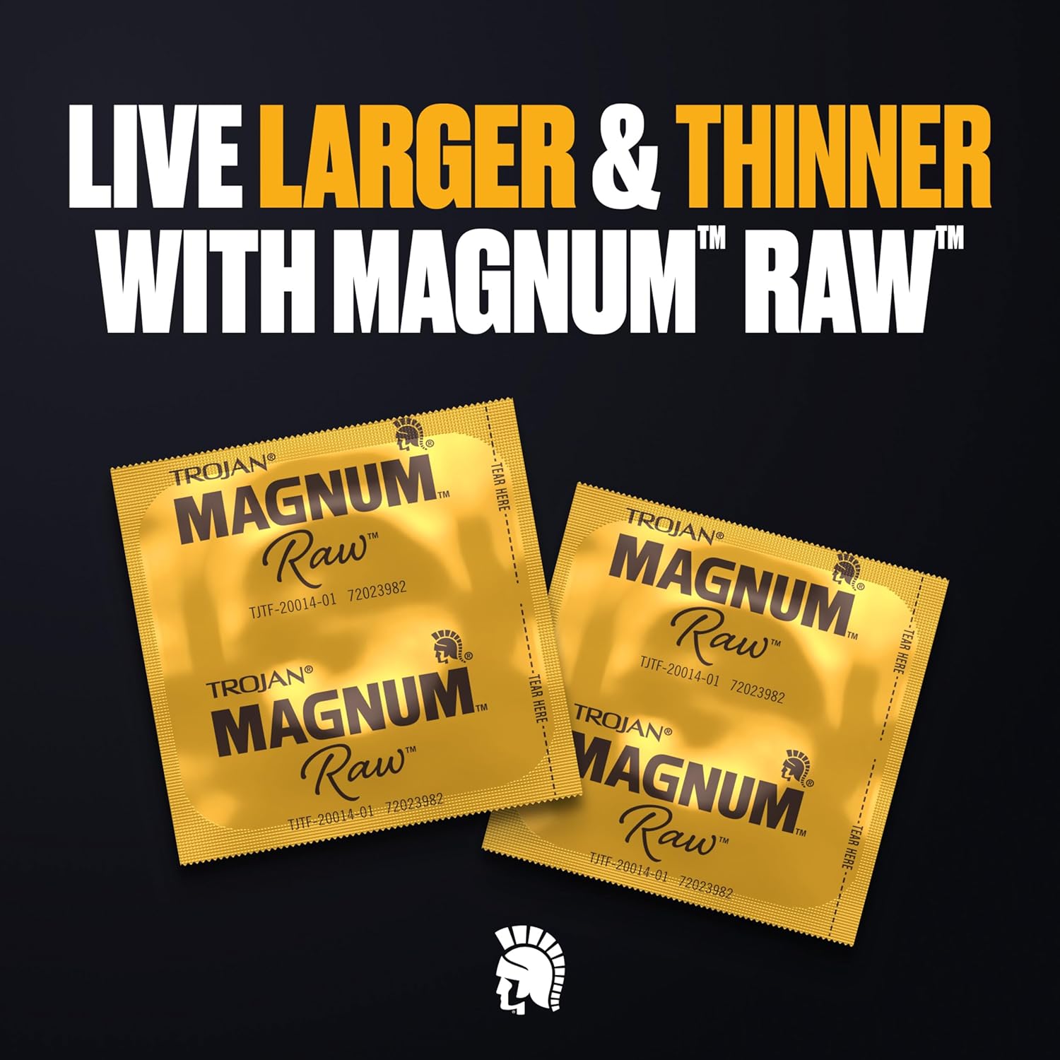 TROJAN Magnum Raw – Condones Ultradelgados de Gran Tamaño para Penes Grandes (24 unidades) - Image 4