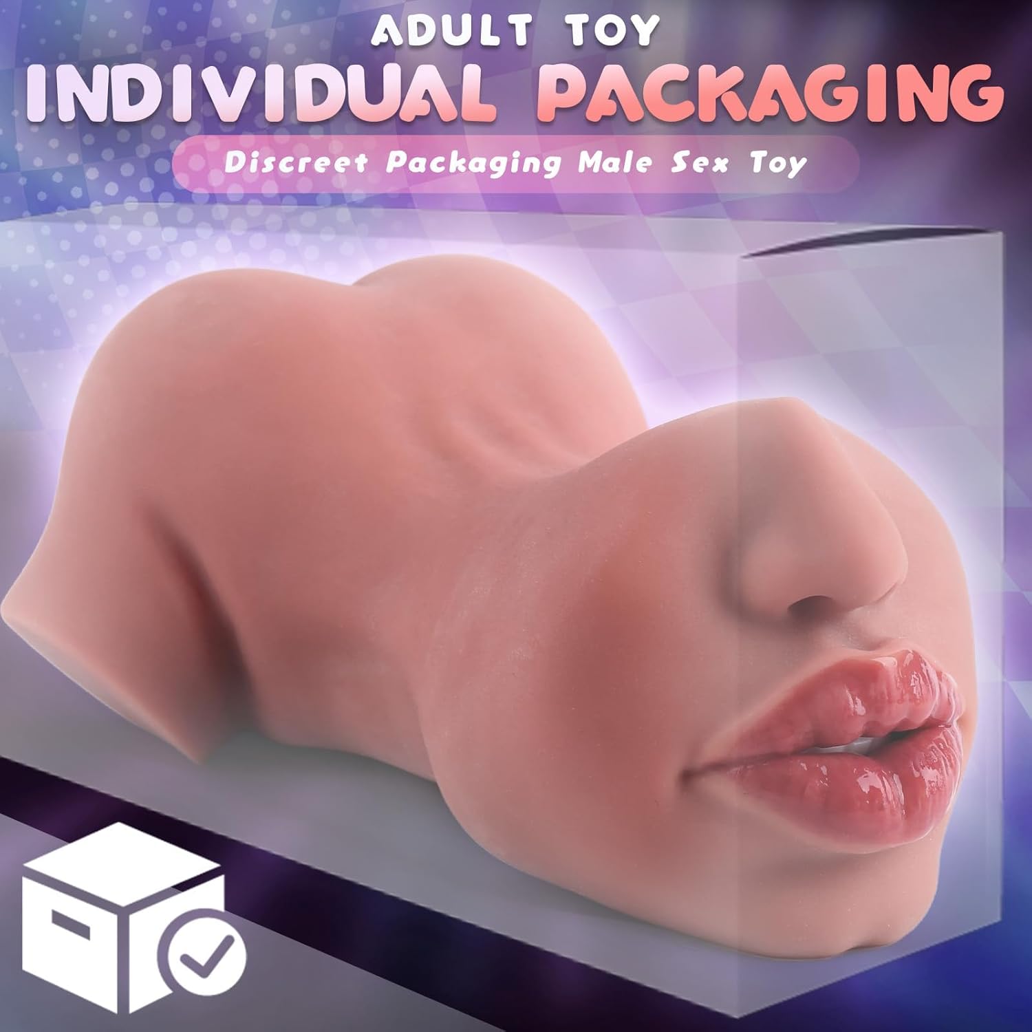 Masturbador Masculino 2 en 1 con Boca y Vagina – Realista, Texturizado y Portátil - Image 6