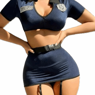 mujer policia sexy tp Disfraz Sexy de Policía para Mujer – 4 Piezas Coquetas y Atrevidas